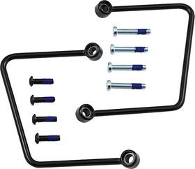S77-0155gb Drag Specialties Saddlebag Support Kit Black For Harley Fl Fx 2018-2023