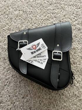 Sab6095 Dream Apparel Right Side Solo Swing Arm Bag For Motorcycles Harley Davidson Honda Yamaha