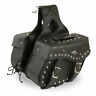 Dsa4 Milwaukee Leather Motorcycle Waterproof Studded Saddlebags For Harley