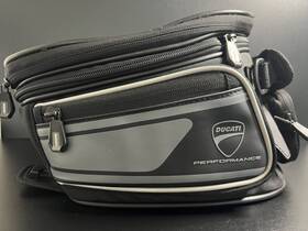 96781371a Ducati Performance Hypermotard Expandable Weatherproof Soft Tank Bag