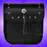 Dv84 Dl 10 X Waterproof Motorcycle Studded Hard Sissy Tool Bag Fits Harley