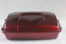 Tp4-frp Dxfpark #dxf Chopped Tour Pack Pak Trunk Fire Red Pearl For 1993-2013 Harley Touring