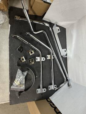 3501-0627 Dyna New Bagger Tail Mount Chrome Pn