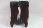 E4-52-1 Fairingplus Mysterious Red Extended Stretched Saddlebags Harley Dual Cutout
