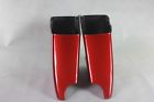 E4-54-1 Fairingplus Wicked Red Extended Stretched Saddlebags For Harley Dual Cutout