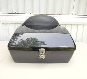 Eb14851732 Ecotric Hard Motorcycle Trunk Luggage Case Tail Box With Backrest For Harley Yamaha Suzuki