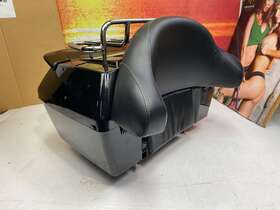 4350293212 Ego Harley Honda Yamaha Kaw. Suz. Black Motorcycle Trunk Tour Pack Light Rack