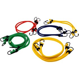 06619 Erickson Assorted Vinyl Coated Wire Bungee Cord Set