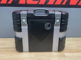 610.081 Evotech Performance Hepco Becker Original Style Gobi Side Case 37 Right - Black With Silver Latches