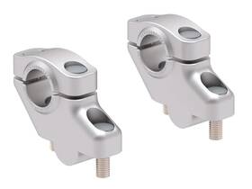 Hb-42402515-00-09 Evotech Performance Hb Offset Handlebar Riser Kawasaki Versys 1000 2012-2014 30mm Up 21mm Back Sil