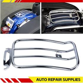 Hl008024-ch Eway Rear Fender Solo Seat Luggage Rack Fit For Harley Electra Glide Road King 97-15