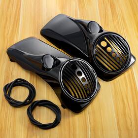 Masb442hlooooo1701zb-1f Eway Vivid 8 Inch Speaker Lids With Tweeter Port For Harley Touring Electra Street Glide
