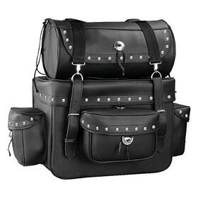 144350 Excelsior Motorcycle Large Sissy Bar Travel Bag Back Pack Luggage Usa