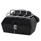 F18-g1-1005 Unbranded Black Motorcycle Trunk Tour Pack Tail Box 700161278514