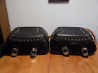 F8440 Silverado Yamaha Studded Leather Set Saddlebags 2