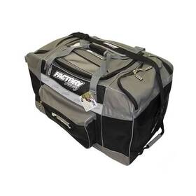 20-4952 Factory Racing Gear Bag Black Gray Charcoal Each
