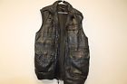 Fil580cfd First Manufacturing Unisex Motorcycle Black Leather Stardom Riding Vest Xl