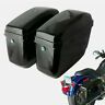 Flash000020 Unbranded Universal Black Hard Saddlebags Harley Sportster Softail 635309175793