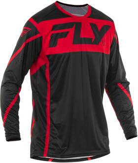 378-721l Fly Racing Lite Jersey Black/red Large - Performance And Comfort