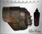 Fsbbl06bsbh Dyna La Rosa Harley-davidson Rustic Brown Leather Big Strap Harley Glide Saddlebag Fuel Bottle