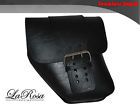 Fsbbl23bs Big Glide Strap Dyna Mount Larosa Faux Saddlebag 2004-2014 Left Black Harley