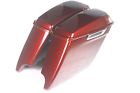 Fse5-63 Cana. Fairingplus Red Hot Sunglo Harley Extended Speaker Lids Saddlebag For