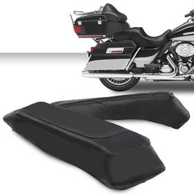 Alo425185 G-plus Fit For 93-13 Harley Davidson Touring Plain Saddlebag Speaker Lid Cover 2pcs