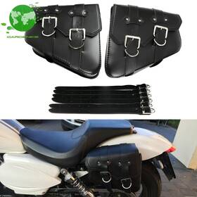 738570 Gardenice Pu Leather Motorcycle Saddle Bags Luggage Tool Saddlebag For Sportster 883 Dyna