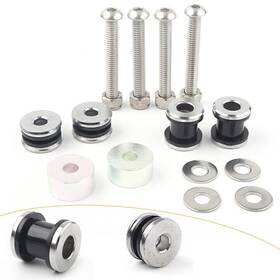 Geminiauto-us 331234262569 Sissy Bar Rack Docking Hardware Set Fitharley Softail Flstc Fxstsb Flstf Fxstc