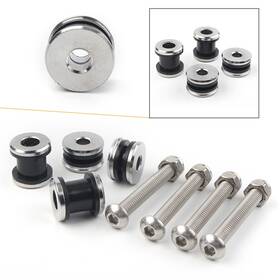 Geminiauto-ususa 311000521540 Detachable Sissy Bar Backrest Docking Hardware Kit For 2004-2017 Harley 883 1200