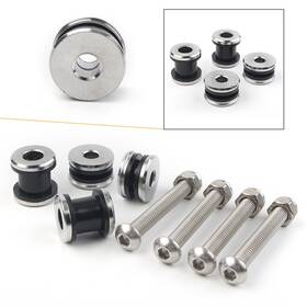 Geminiauto-ususa 550735472769 Detachable Sissy Bar Backrest Docking Hardware Kit For 2004-2017 Harley 883 1200