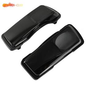 Icc1899819 Genrics 6x9 Inch Vivid Black Cvo Speaker Lids For Touring 1993-2013 Saddlebags