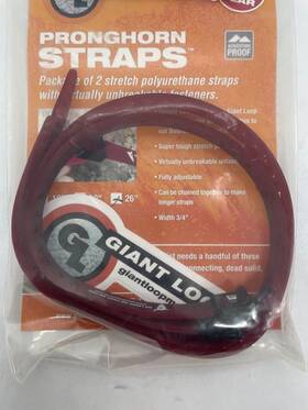 804871 Giant Loop New Pronghorn Straps 26 Inch Red /