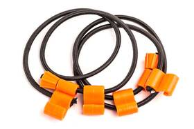 Giant Loop 816205020442 Rubber Boa Straps - Black/orange