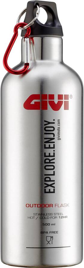 Givi 8019606201720 Thermal Flask 500ml Stainless Steel