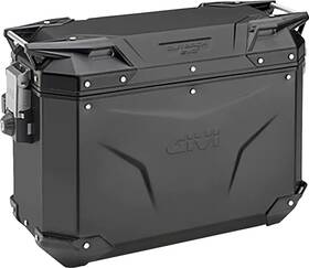 Obke37bla Givi Outback Evo Side Case - Left 37 Liter Black