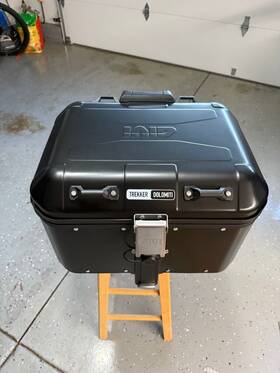 Dlm46b Givi Trekker Dlm Top Case Dolomiti Aluminum Black Monokey 46 L