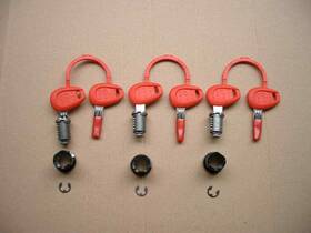 Givi Z228 3-case Lock Set With 6 Matched Keys