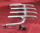 Gobike000281 Unbranded Chrome Detachable Stealth Luggage Rack Fit Harley Touring Road