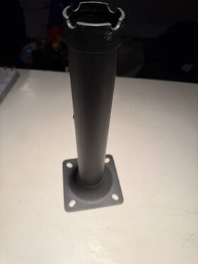 Rc-1l Great Day Inc Universal Steel Table/bench Mount Post Bracket Adjustable Tube Support