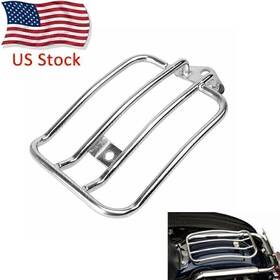 Gzyf 550741362856 Chrome Solo Seat Rear Fender Luggage Rack Fit Harley Sportster Xl 883 2004-2006