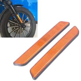 Gzyf 612057539015 Front Fork Leg Reflectors For Harley Dyna Glide All Touring Lower Legs Sliders