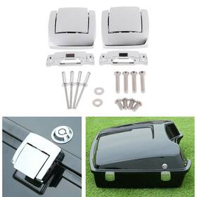 H-yeeu 723044267061 2pcs Tour Pack Pak Trunk Latches Fit For 1980-2013 Harley Touring Electra Glide