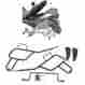 H0vr17sf Shad Side Case Bracket Master Fixation Mount Honda Varadero Xl 1000v