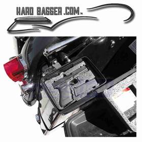 6m43 Hardbagger Mn/6m43 Top Shelf Glock Foam Saddlebag Insert For 2006 Harley Davidson Za