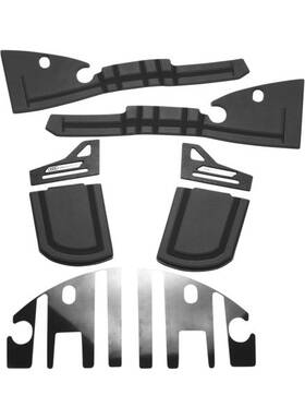 1033-sbsh-in-bb Hardstreet Ryt-there Shelf Set - Round Charcoal