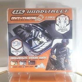 3501-1808 Hardstreet Ryt-there Gray Saddle Bag Shelf Set For Harley-davidson 2014-20