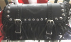91052-94 Harley Davidson Motorcycles Motorcycle Oem Vintage Black Leather Fringe Bag