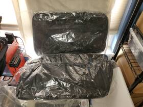 0004094060tp Harley-davidson 3 Touring Leather And Canvas Tour-pack Liner Travel Bags Black New