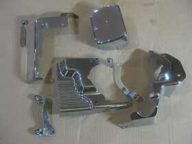 42-0415 Harley-davidson Oem Touring Models Engine Transmission Coil Chrome Covers Dress Up Kit 07